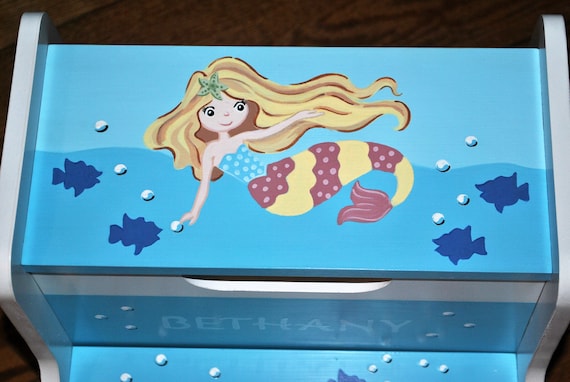 Mermaid step stool sale