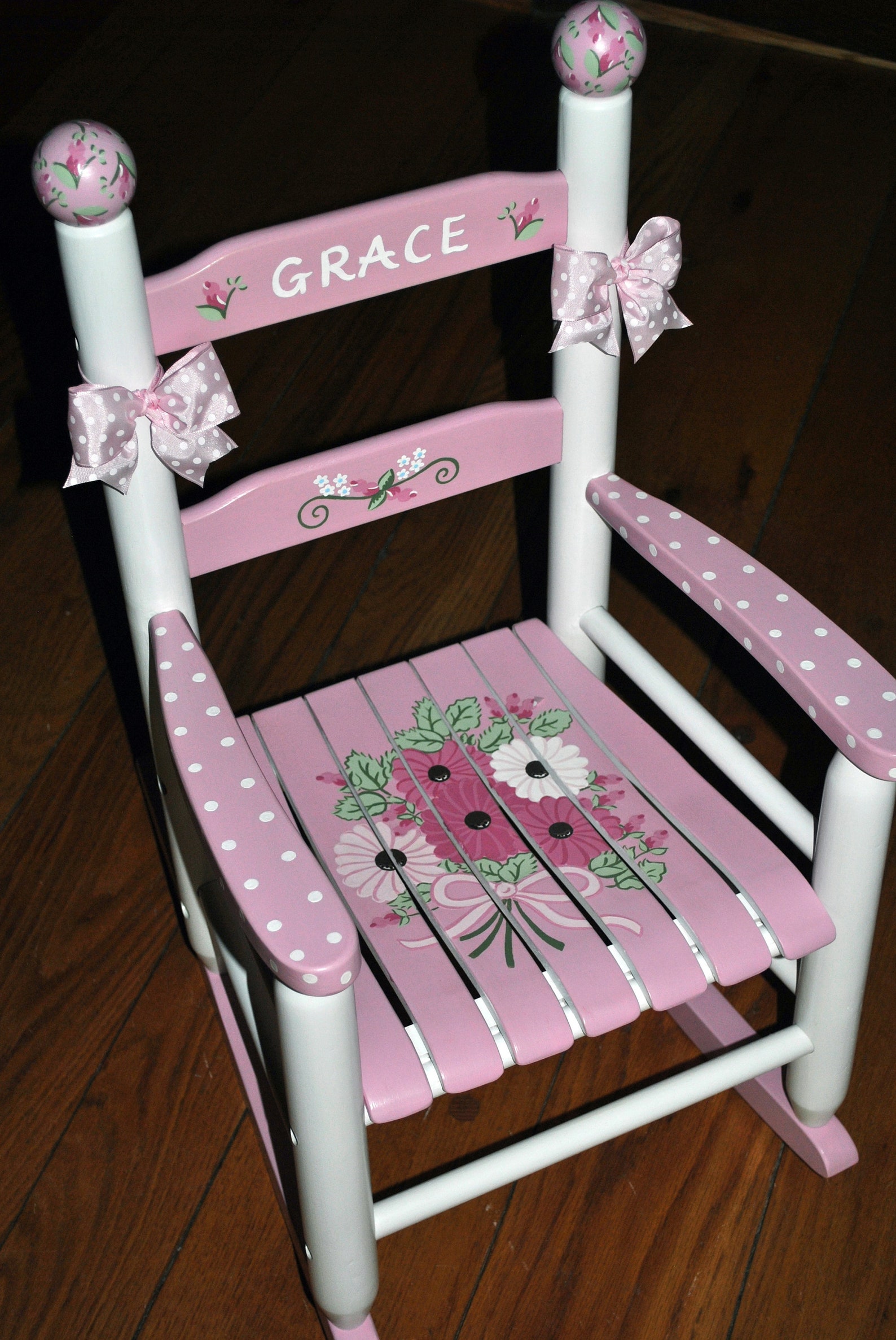 Handpainted Rocking Chairkids Rocking Chairschilds Rocking - Etsy