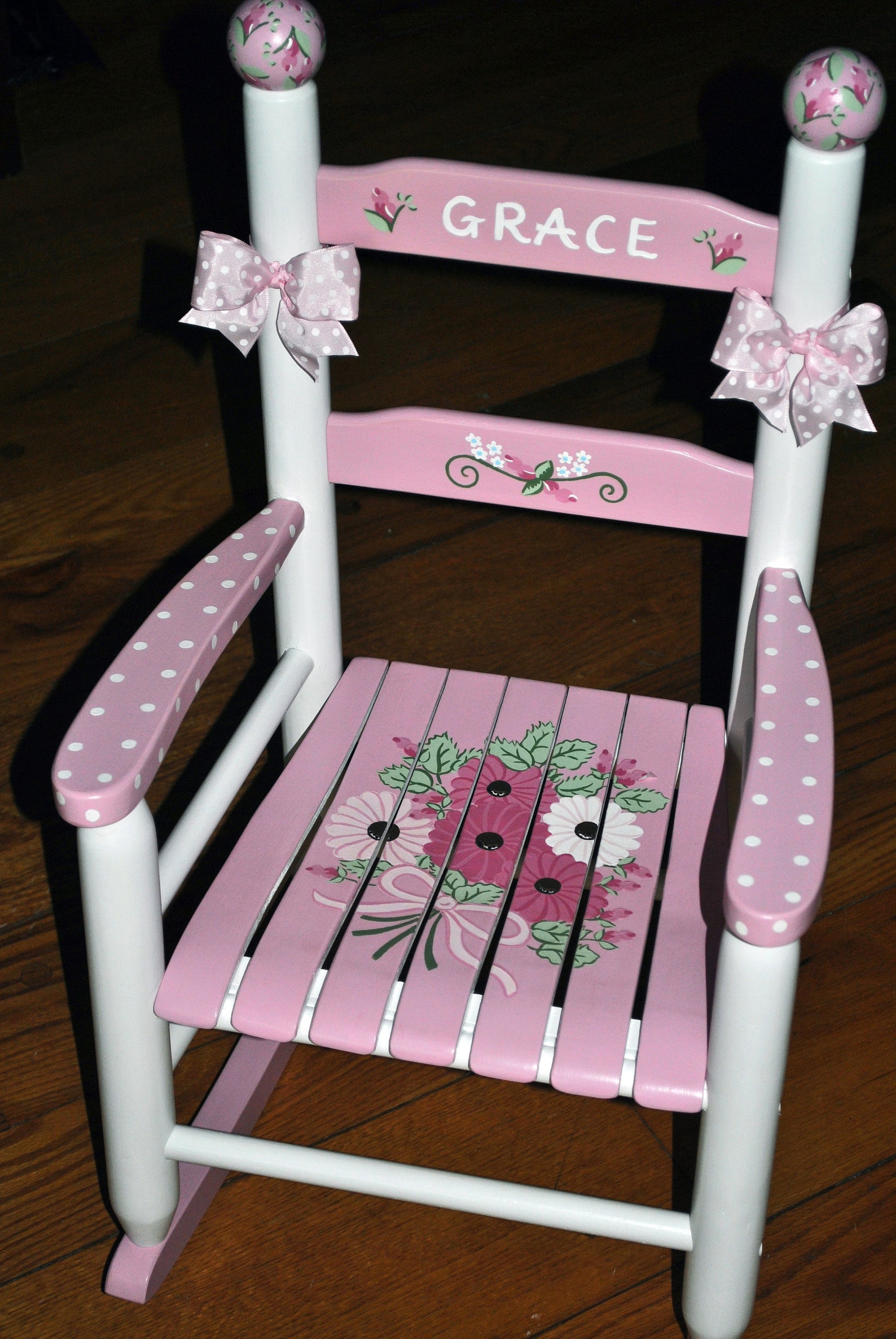 Handpainted Rocking Chairkids Rocking Chairschilds Rocking - Etsy