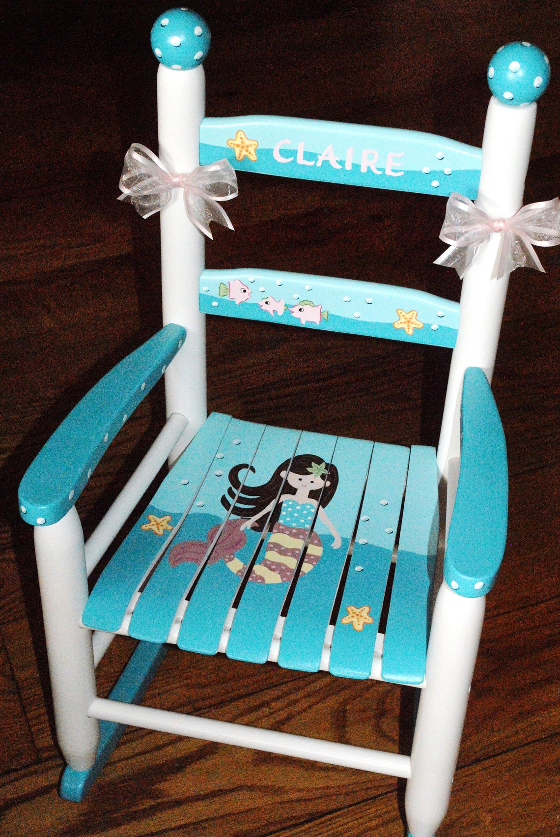 Handpainted Rocking Chairkids Rocking Chairchilds Rocking - Etsy