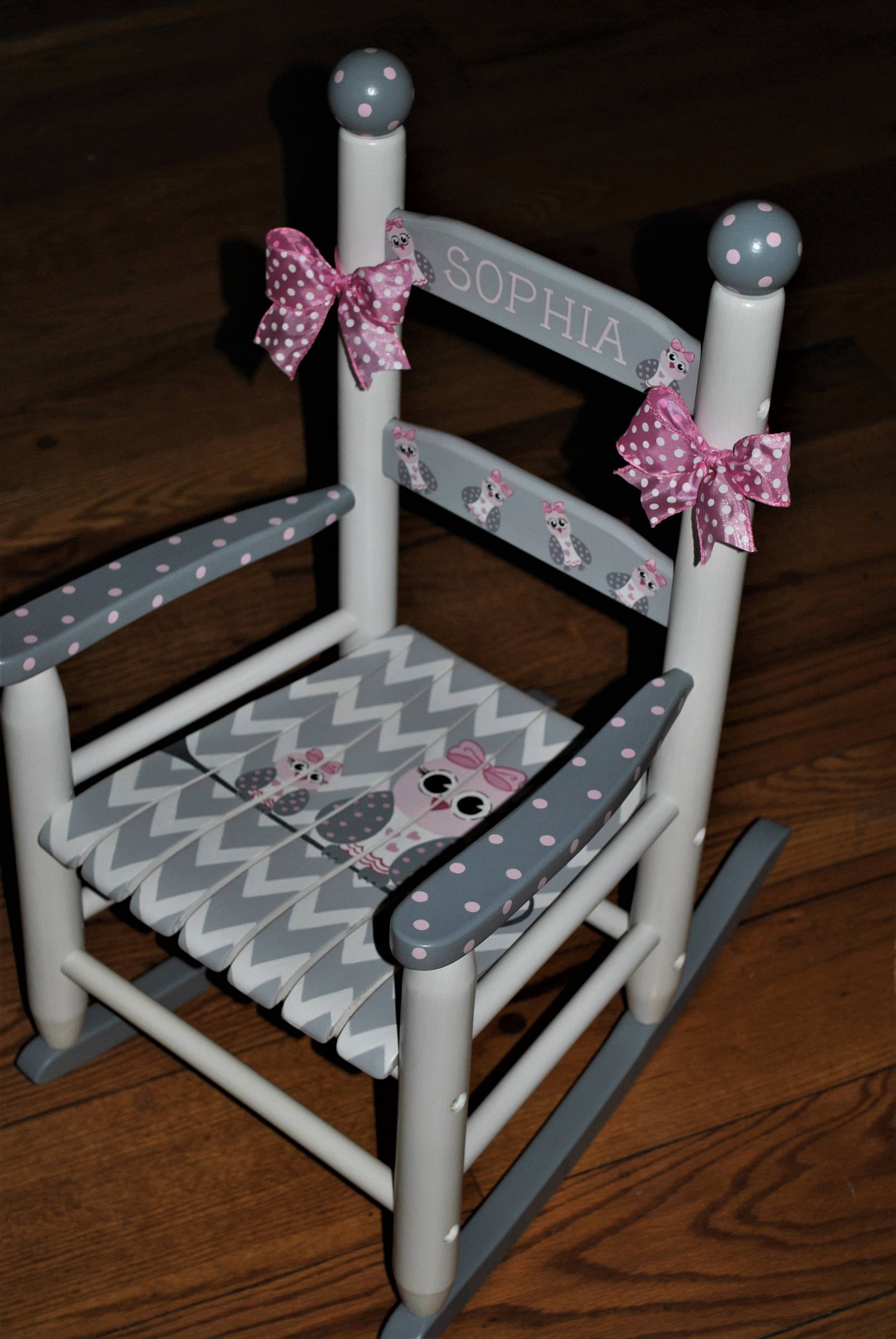 Handpainted Rocking Chairkids Rocking Chairschilds Rocking - Etsy Canada