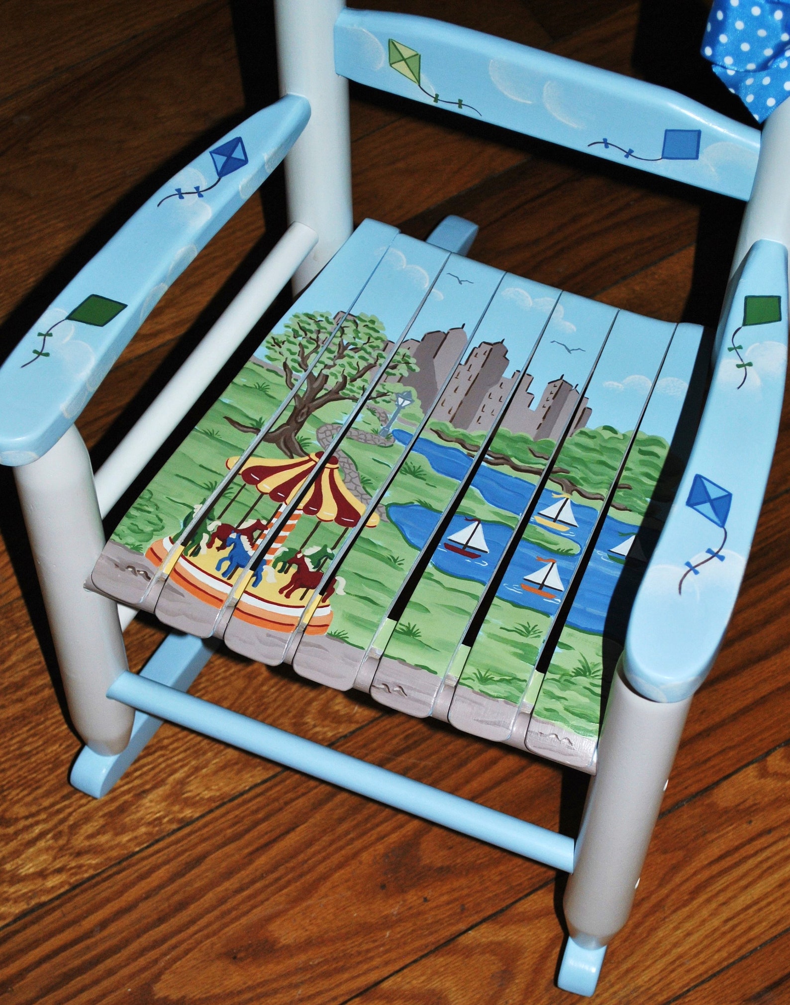 Handpainted Rocking Chair,kids Rocking Chair,childs Rocking Chair ...