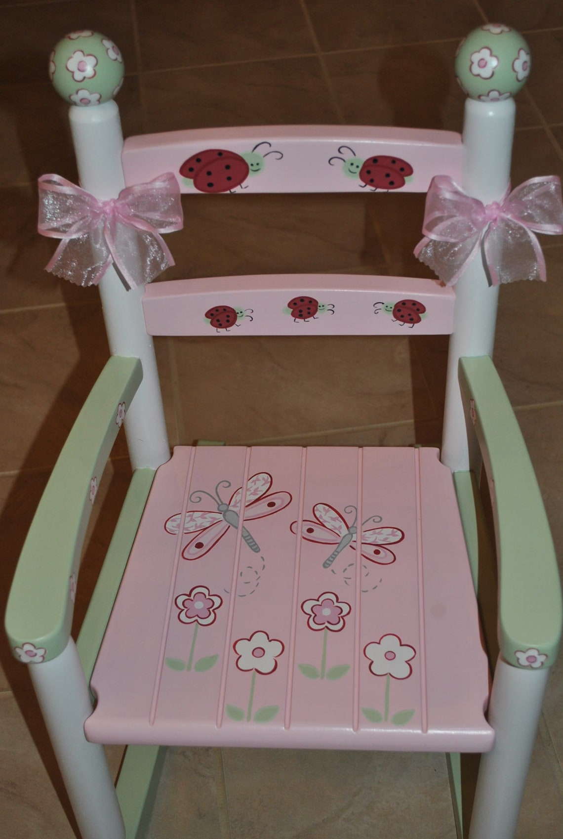 Handpainted Rocking Chair-kids Rocking Chairs-rocking - Etsy