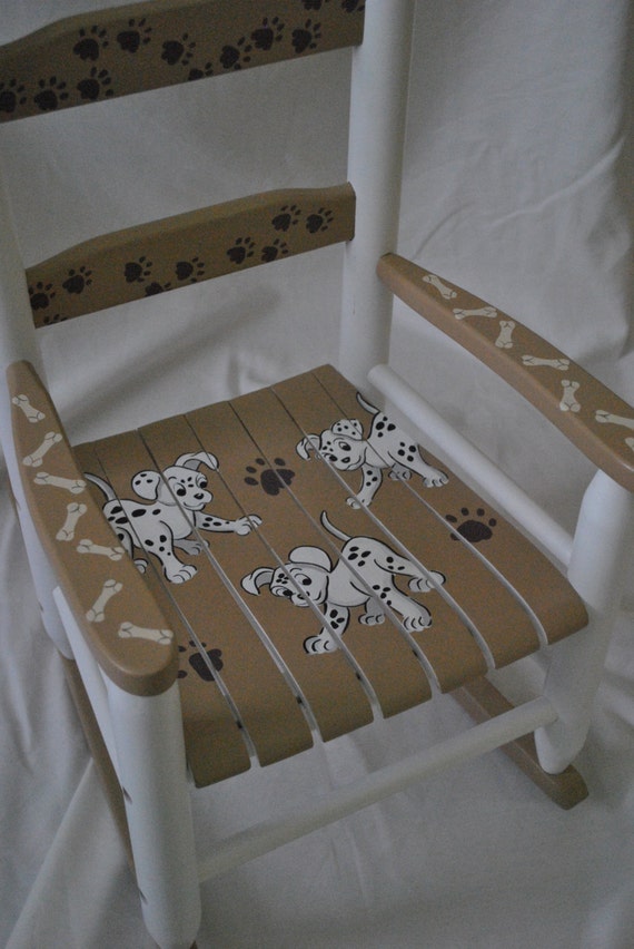 painting a rocking chair for nursery