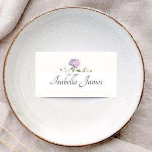 Pastellfarbene Blumenhochzeitstabelle Tischkartenvorlage - Bearbeitbares Canva Set - Digitaler Download - Druckbare Hochzeitsvorlage - Teil der Hochzeitsreihe