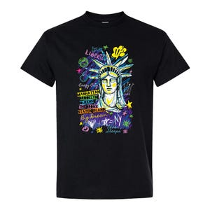 NYC Graffiti Graphic Tee: New York Hip Hop Style Cotton T-Shirt