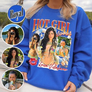 Custom Hot Girl Summer Sweatshirt,Personalized Summer Shirt,Hot Girl Summer Vacation Shirt,Gift for Her,Trendy Girls Trip,Summer Vibes Shirt