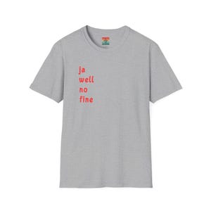Maglietta sudafricana / Regalo per espatriati / Saffa / I heart South Africa / Love SA Tee / Maglietta morbida al tatto per il Sud Africa / Ja well no fine
