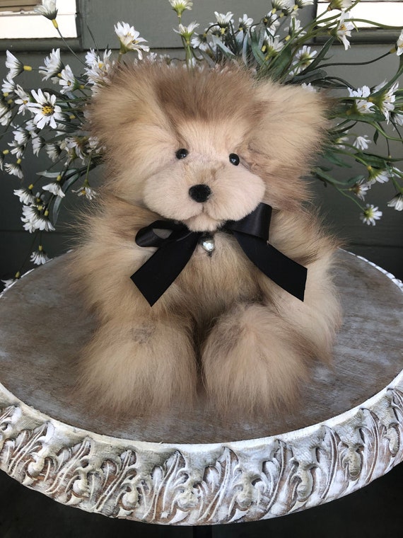 real fur teddy bear