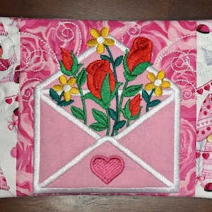 Mug Rug, Washable Coasters - Valentine Designs
