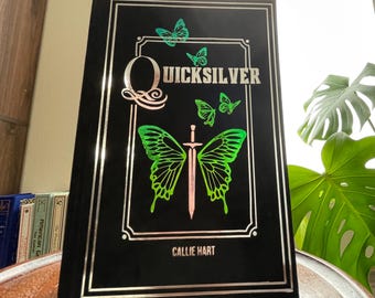 Quicksilver by Callie Hart, Dark Fantasy Romance Book Rebound into a Unique, Handmade Hardcover