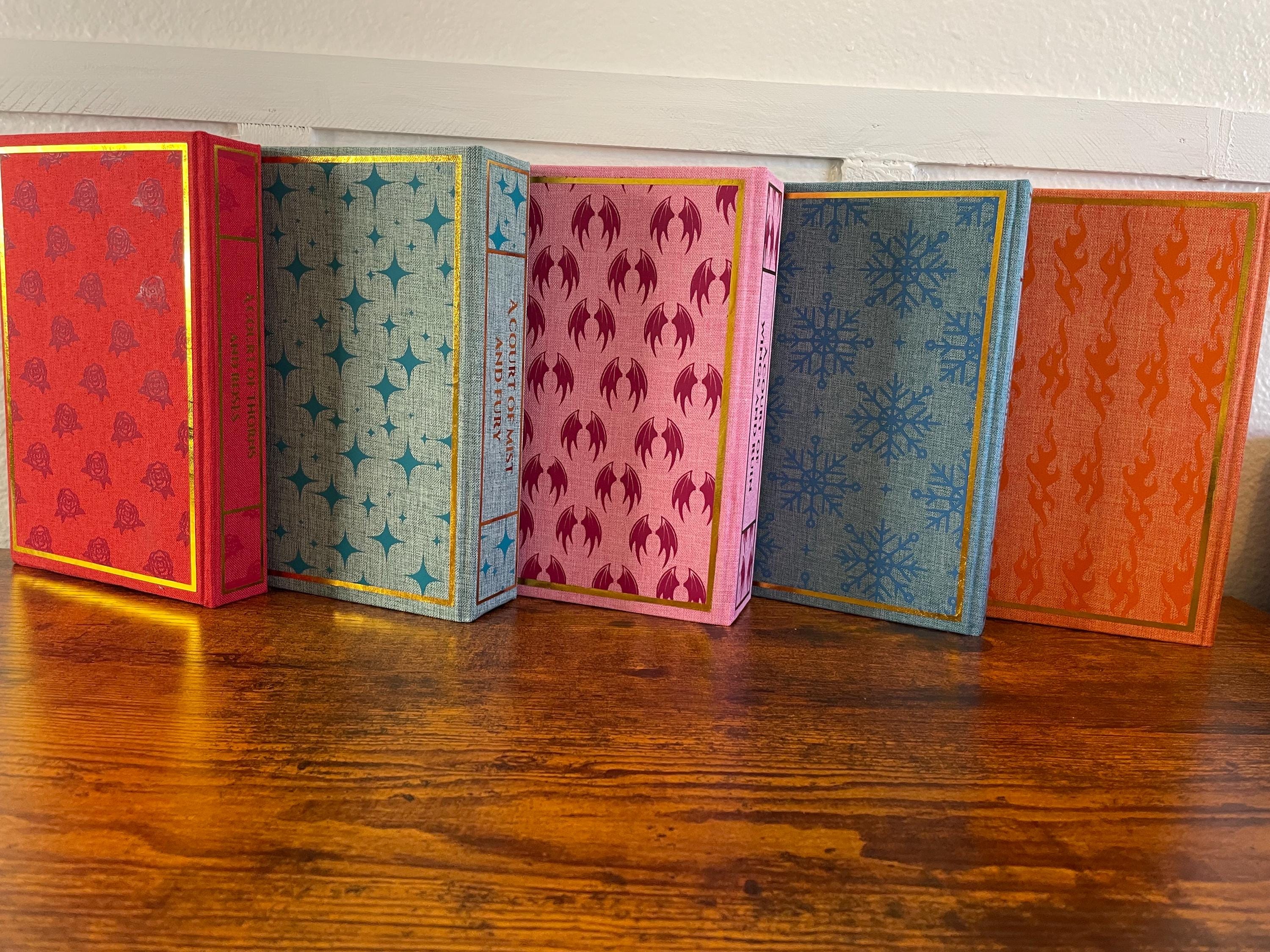 ACOTAR series rebound into hardcover books. A Court of Thorns and Roses sold as set or separately.