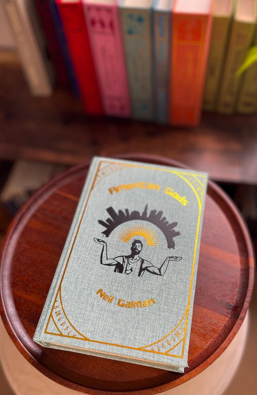 American Gods by Neil Gaiman Fantasy Book Rebind Hardcover - Etsy