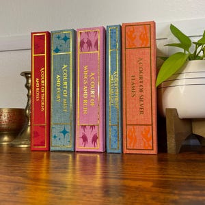 ACOTAR series rebound into hardcover books. A Court of Thorns and Roses sold as set or separately.