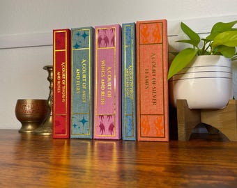ACOTAR series rebound into hardcover books. A Court of Thorns and Roses sold as set or separately.