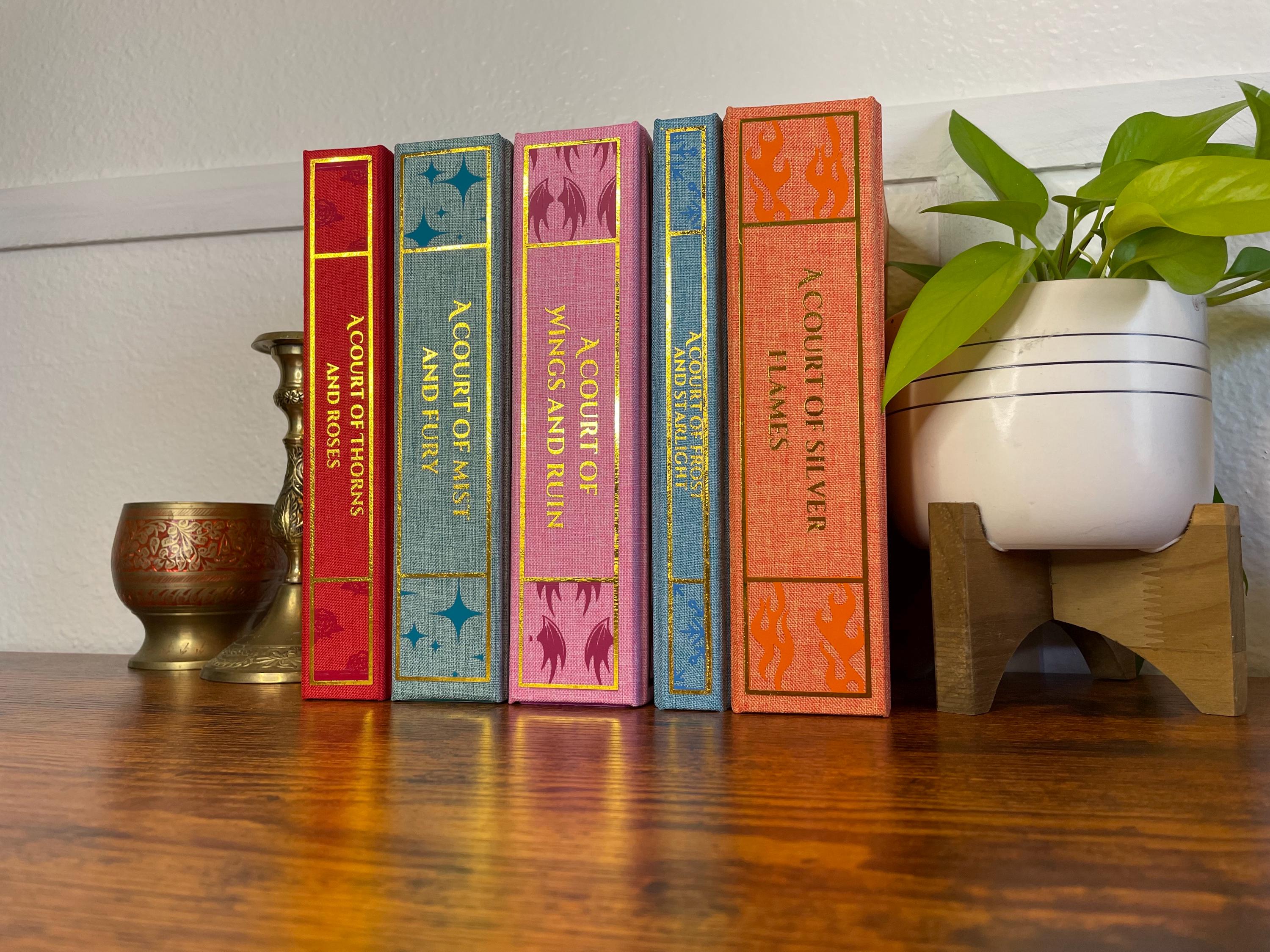 ACOTAR series rebound into hardcover books. A Court of Thorns and Roses sold as set or separately.