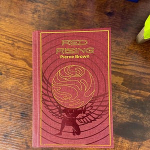 Red Rising by Pierce Brown Rebound into a Handmade Custom Hardcover Book