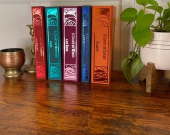 ACOTAR A Court of Thorns and Roses Book Series by Sarah J Maas Rebound into Handmade, Custom Hardcover Books.