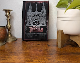Dracula by Bram Stoker Classic Horror Novel Rebound into a Custom, Handmade Hardcover Book