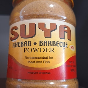 Praise Suya 300g, polvo de khebab, condimento para barbacoa, condimento de khebab.