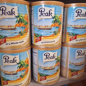 Peak Dry Whole Milk 400g Powdered Milk, Peak Milk Powdered Milk, Rich & Creamy Peak Milk.