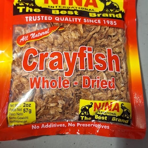 Nina CrayFish 2g, Whole Crayfish, Dried Crayfish,