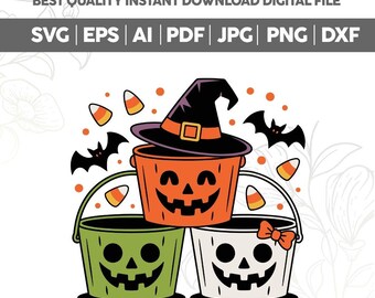 Halloween Bucket png,Halloween Boo Png,Retro HalloweenSvg Png,Spooky Halloween Png,Halloween Design,Spooky Saison Png,Cricut cut Datei