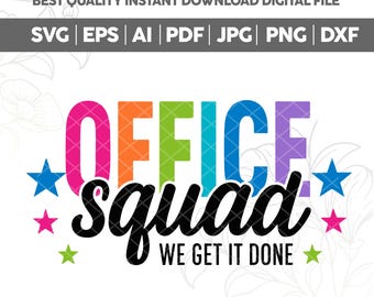 School Office Squad SVG PNG, Back to School SVG, Front Office Shirts svg, Secretaris Shirt Design, School Office Crew, First Day Of School, Cricut