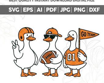 Funny Silly Goose Football Svg Png,Retro American Football Goose,Fall Football Game Day Goose,Funny Game Day Ducks,Goose Football Svg Png