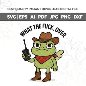Funny Frog File For Cricut & Silhouette,Cute Frog Svg Png,Libbey Cups,Funny Mental Health Png,Cute Mental Health Frog Design,Bad Girls Svg