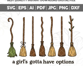 A Girl Gotta Have Options Svg Png,Witches Png,Retro Halloween Svg Png,Trendy Halloween Png,Halloween Png Spooky Season Png,Feeling WitchyPng