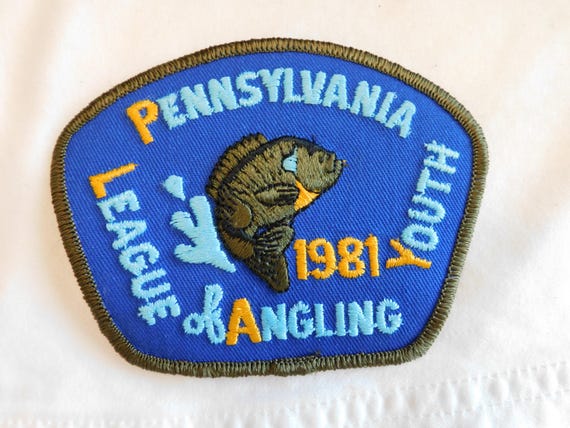 1981 Pennsylvania Fish Commission Pennsylvania League of Angling Youth Patch