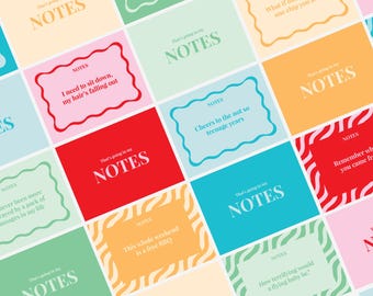 Personalised Quote Card Deck | Printable Canva Template (Digital Download Only)