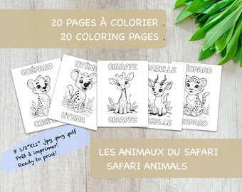 Malen, Wald, ausdruckbares Malen, Tiermalen, Malen für Kinder, zweisprachig, pädagogisches Malen, Naturmalen, Malbuch