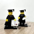 Custom Graduate Minifigure 2025, Brick Figures, Graduation Brick Gifts, College High School Graduation Gift, Custom Graduation Gifts