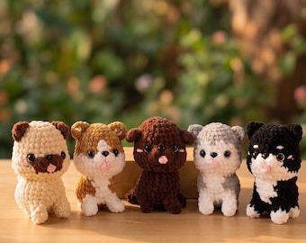 Puppy Amigurumi Crochet Pattern Bundle PDF