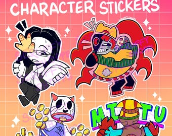 ENA Dream BBQ Character Stickers