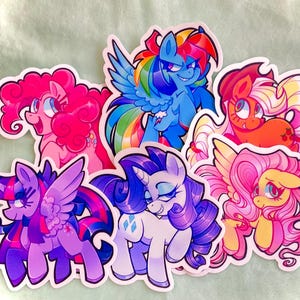 MLP Mane 6 Sticker Collection | Magical Friendship Ponies Stickers