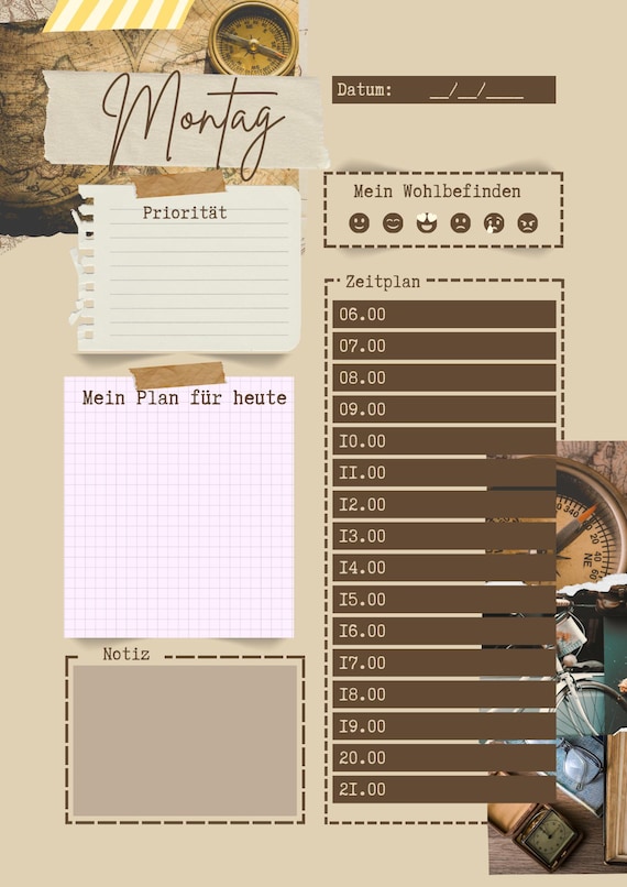 Effektiver Wochenplaner für mehr Produktivität | Wochenübersicht, To-Do-Listen & Zeitmanagement leicht gemacht
