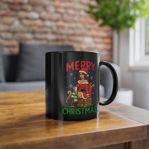 Great mug with a Christmas motif