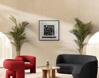 Soft Shadows - Original Black and White Abstract Art | Textured Acrylic Painting on Canvas | Monochrome Modern Wall Decor for Home or Office