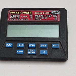 Handheld Game Console Lot Tested Working Retro Electronic Games Bundle Kaboom Wheel of Fortune Baseball Pocket Poker image 11