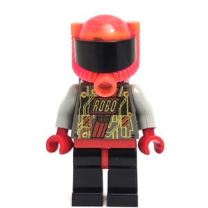 Lego Space Minifigure RoboForce Red with Plain Legs sp058 Robo Raider 2151