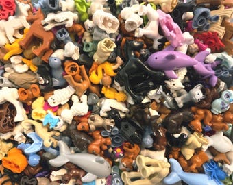 LEGO Animals Lot 10 Assorted Pet Farm Zoo Figures City Town FRIENDS CMF Critters