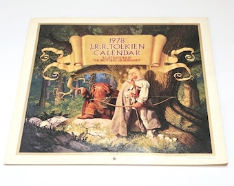 1978 J.R.R. Tolkien Calendar Brothers Hildebrandt Ballantine Complete LOTR VTG