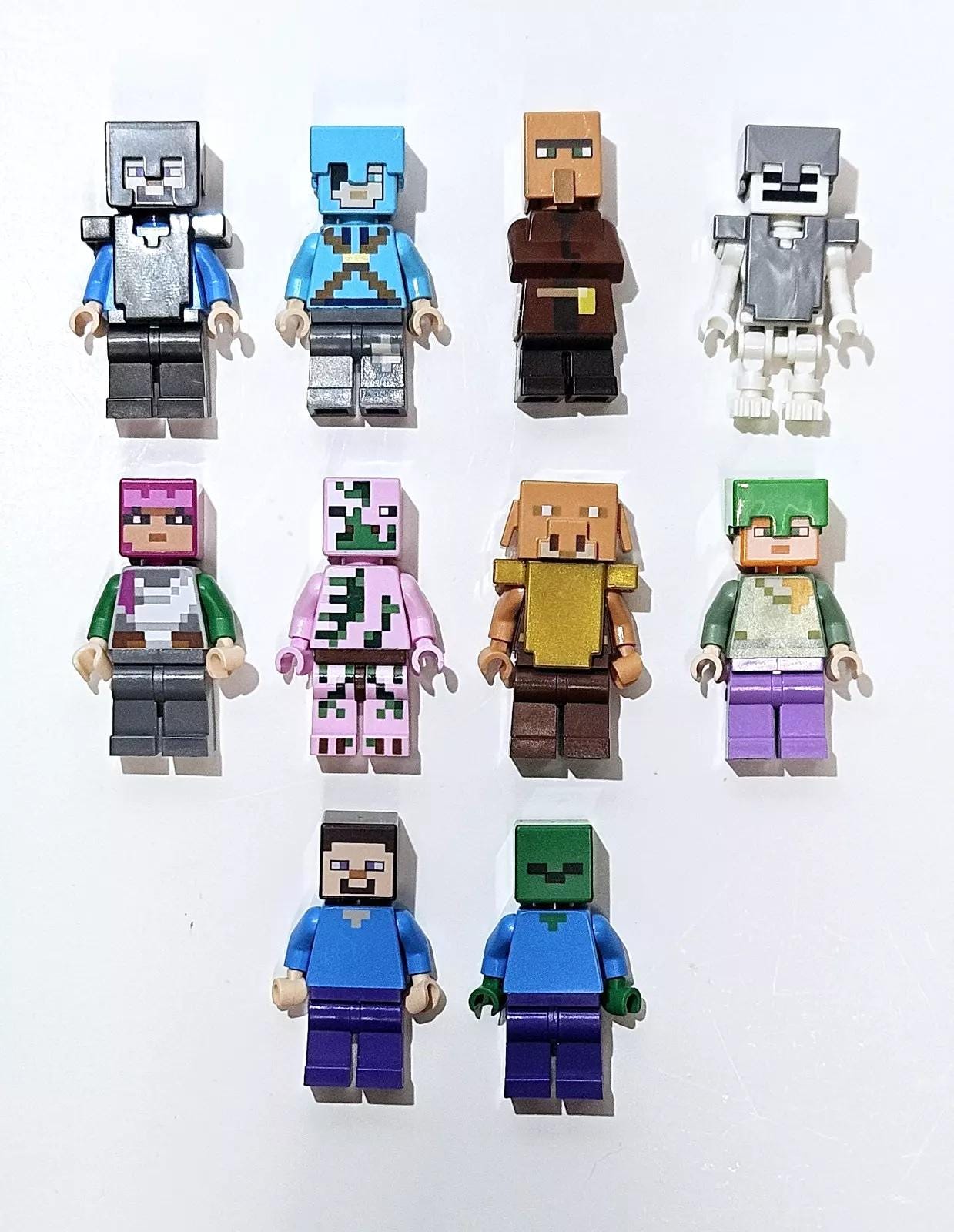 Mincraft figures - Etsy México, image size:1239x1600