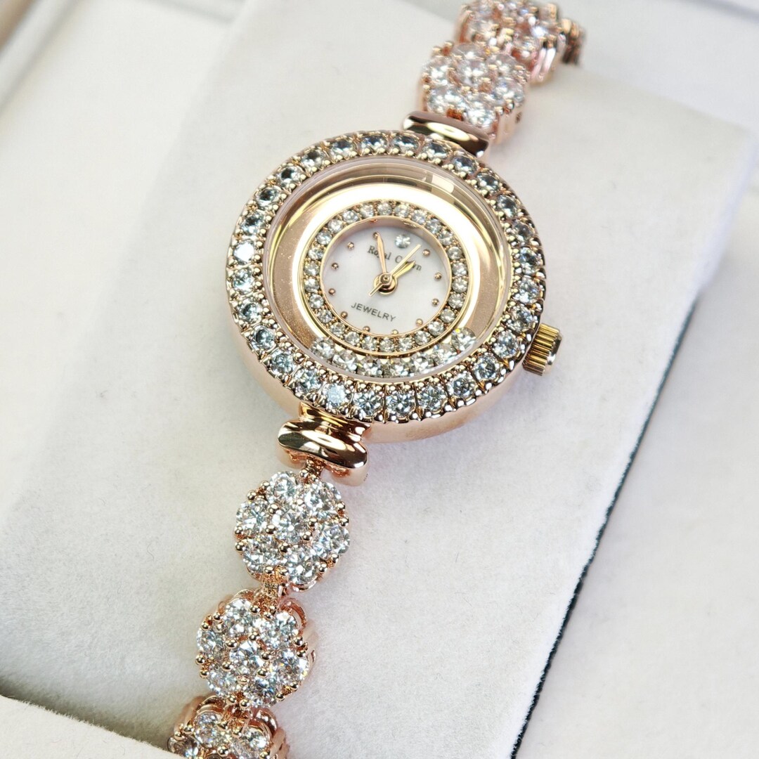 knee length dresses for ladies Black Rose-Gold Swiss Ladies Watch Magic Sapphire J1.814.M