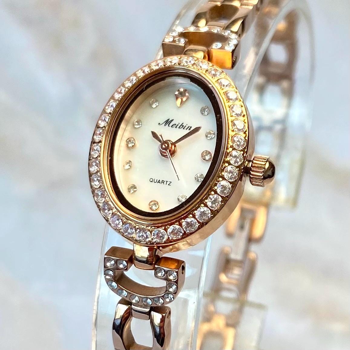Ladies O/S large face rose gold Steel by Design watch Rose Gold Stainless Steel Women Watch Elegant Lady Watch  main image 2