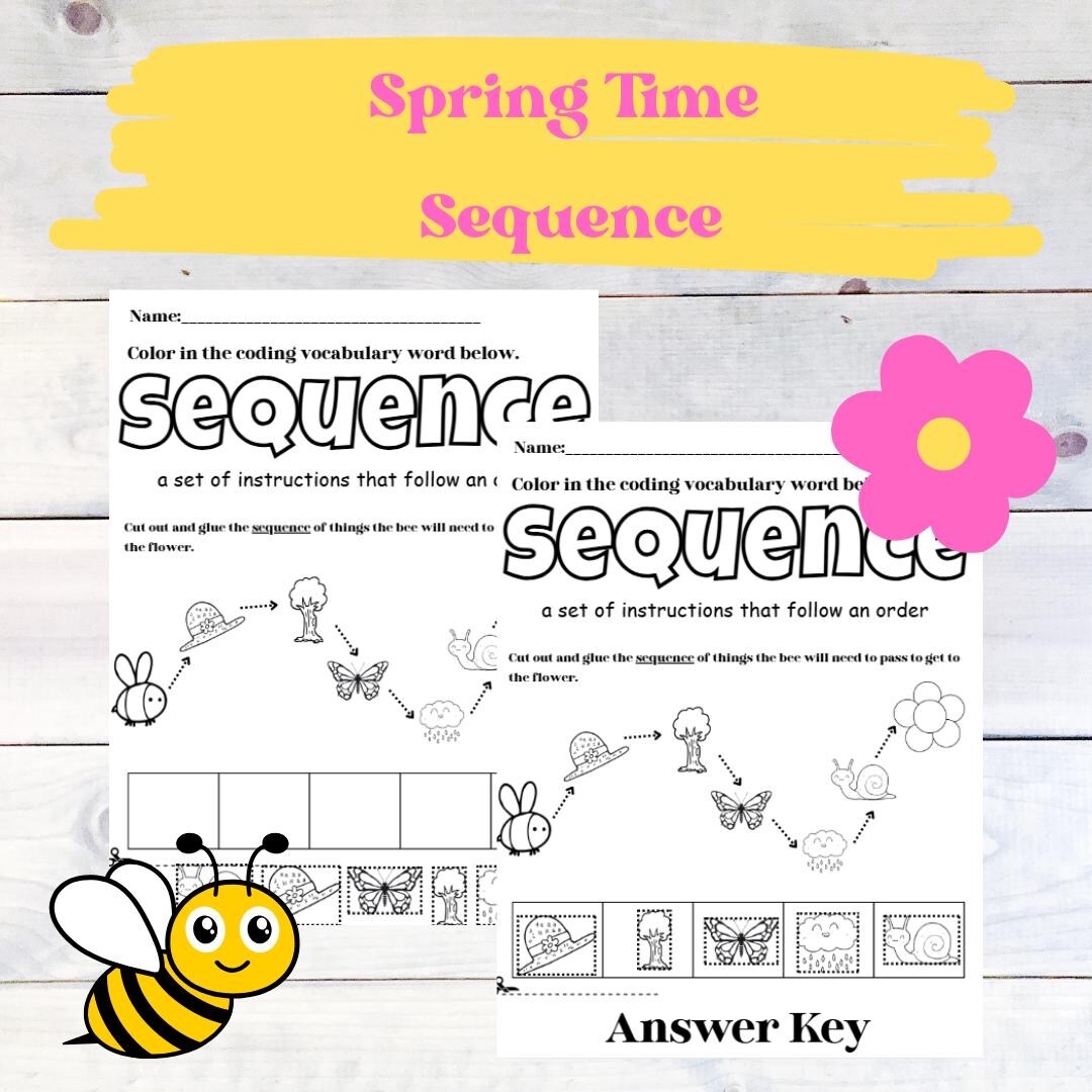 Spring Time Coding-sequence - Etsy
