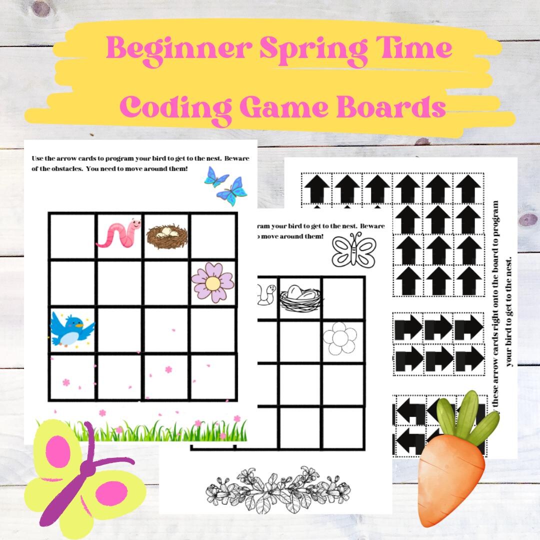 Beginners Coding Game Boards - Etsy
